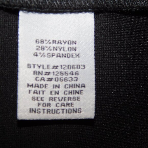 LIV by Habitat Womens Small Black Ponte Knit BROOKLYN Asymmetrical Vest - Picture 7 of 11